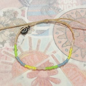 Pura Vida neon ombré seed bead bracelet